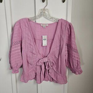 NWT American Eagle Open Blouse